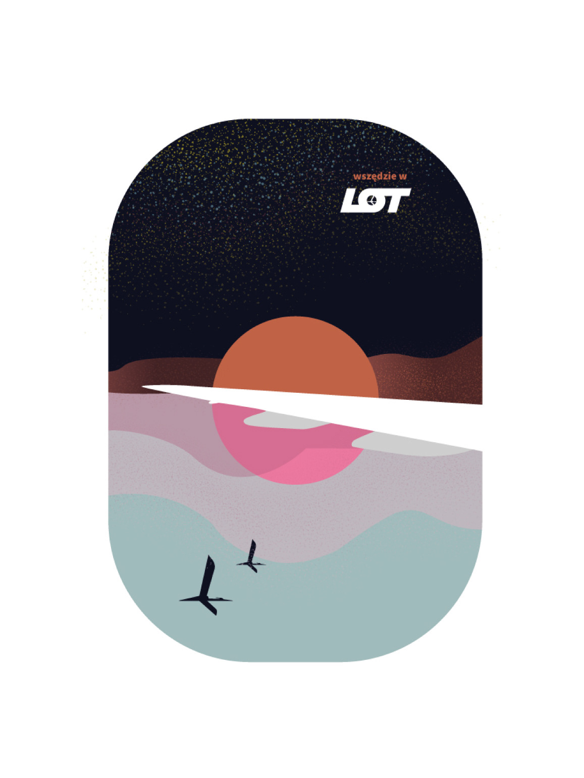 Poster designed for LOT competition - zdjęcie 2